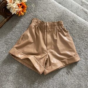 Abercrombie Faux Leather Shorts